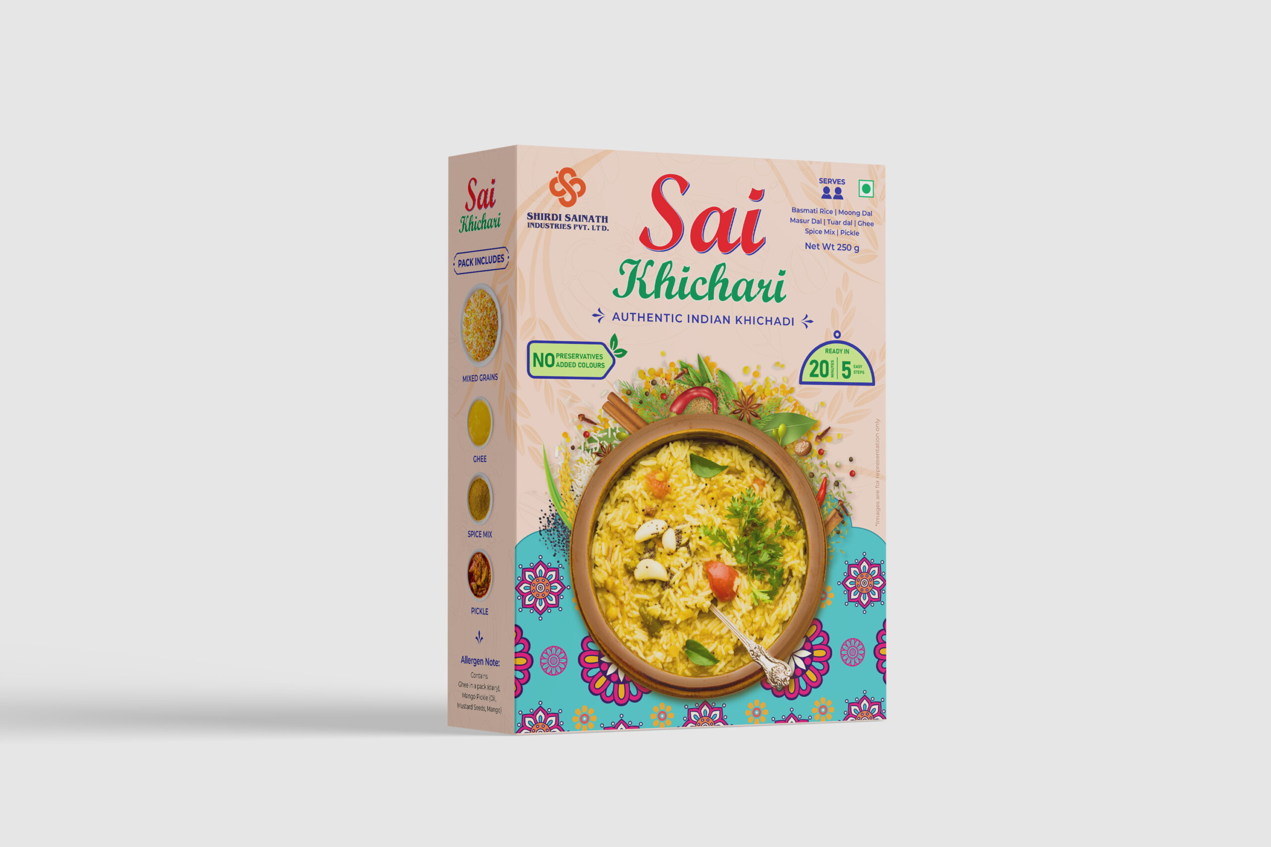 Sai Khichadi Box Packaging